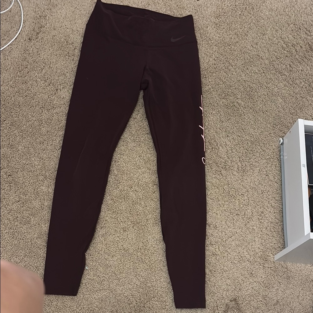 Nike Dark Maroon Leggings